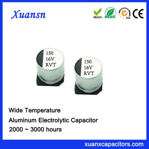 China V-Chip 150UF 16V 105℃ 2000Hours Capacitor