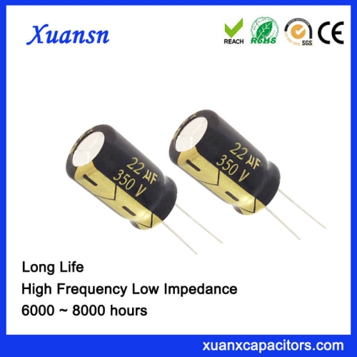 HIgh Voltage 350V 22UF Electrolytic Capacitor Long Life