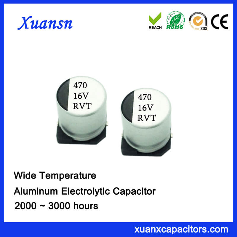 470UF 16V Standard 105℃ SMD Capacitor Manufacturer