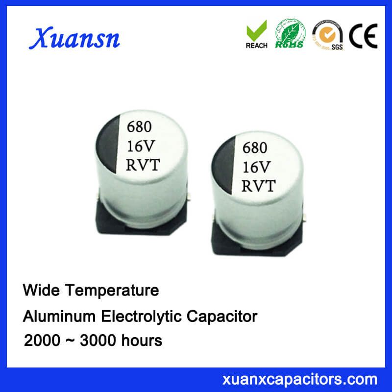 Good Quality 680UF 16V Chip Electrolytic Capacitor Good Quality 680UF 16V Chip Electrolytic Capacitor