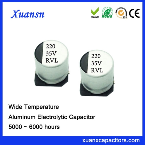 220UF 35V 5000Hours Long Life SMD Electrolytic Capacitor