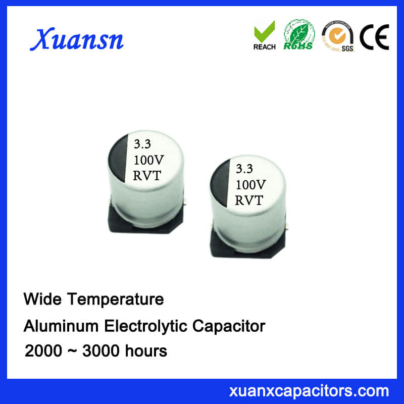 Hot Sale 3.3UF 100V Standard SMD Electrolytic Capacitor Hot Sale 3.3UF 100V Standard SMD Electrolytic Capacitor