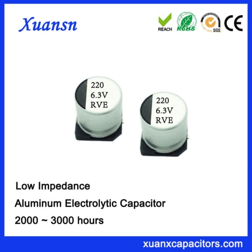 Chip Low Impedance High Frequency 220UF 6.3V Capacitor