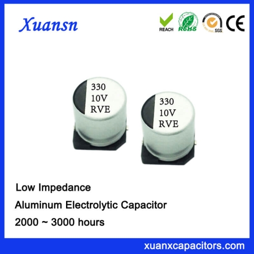 330UF 10V 2000Hours Chip Low Impedance Electrolytic Capacitor