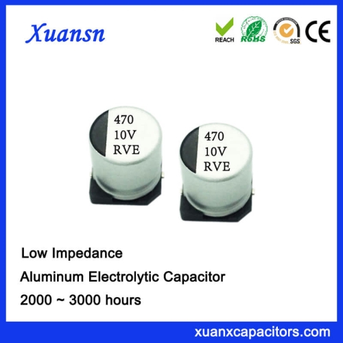 470UF 10V 2000Hours SMD Aluminum Electrolytic Capacitor