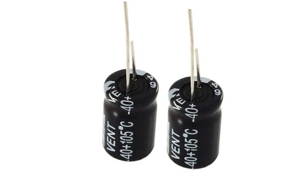 Nominal capacitance and allowable tolerance of electrolytic capacitor