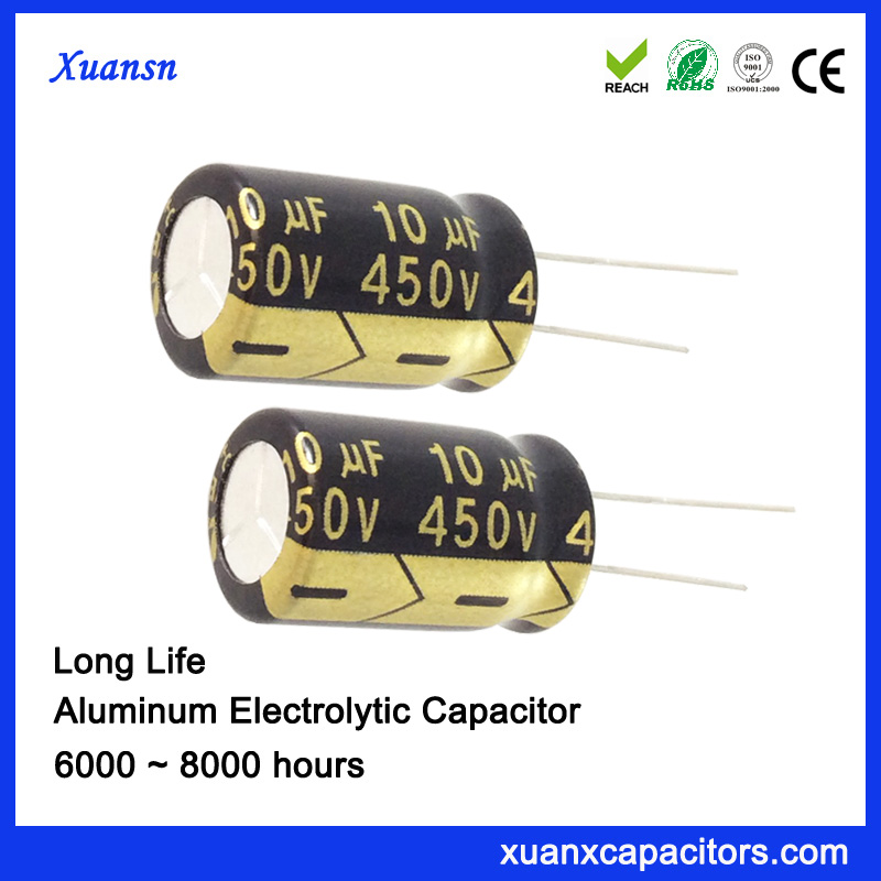 Capacitor Lifespan 10UF450V,Low ESR, Long Life, 68uf400v