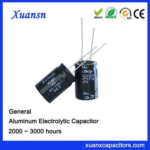 Standard electrolytic capacitor 330uf25v