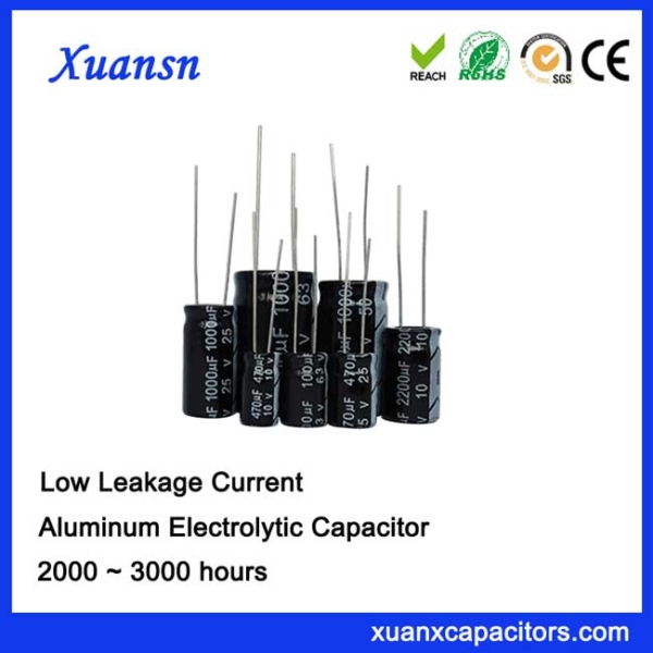 Low Leakage Current Electrolytic Capacitor, Large Ripple Capacitor 