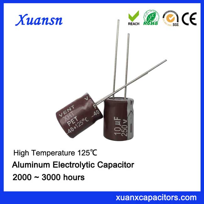 10UF250V High Temperature electrolytic Capacitor 10uf250v