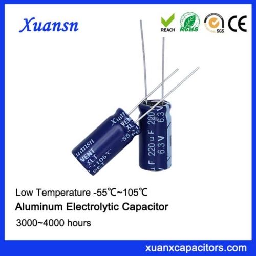 High stability capacitor 220uf6.3v