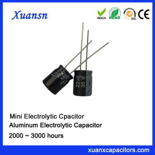 mini electrolytic capacitor 22uf35v