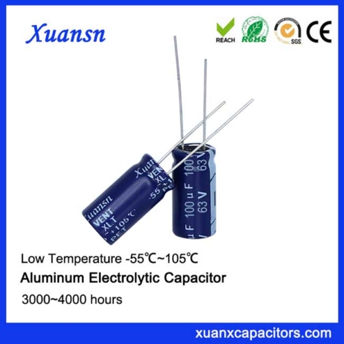 Negative 55℃ starting capacitor 100uf63v