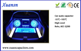 Car audio capacitor