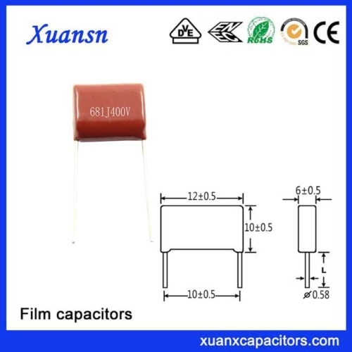 681J400V film capacitor uses