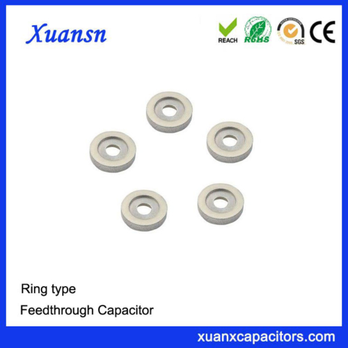 Multilayer Feedthrough Ring Ceramic Capacitor 472M100v