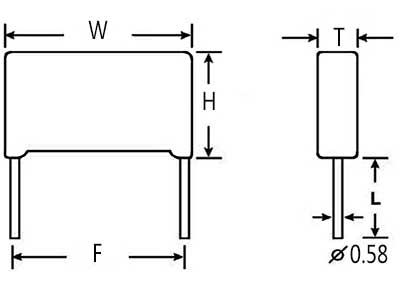 how to check a film capacitor 105J400V