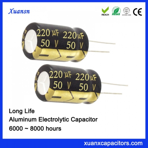 220UF50V electrolytic capacitor large inventory