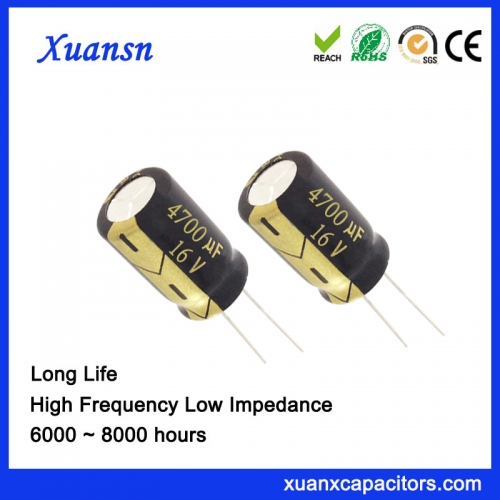 Power factor correction capacitor 4700uf16v
