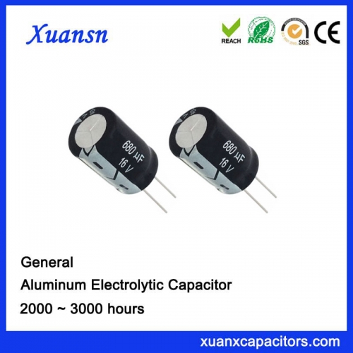 High Quality Power Supply Module Capacitor 680uf16v Passed certification