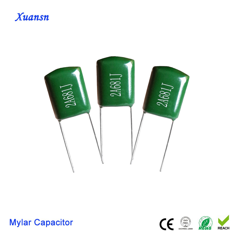 Polyester Film Capacitor 681J100V Audio Capacitor SelfHealing