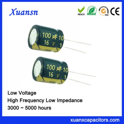 Fan capacitor 100UF 16V