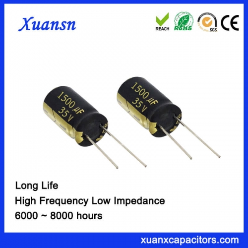 Environmental protection capacitor 1500UF 35V