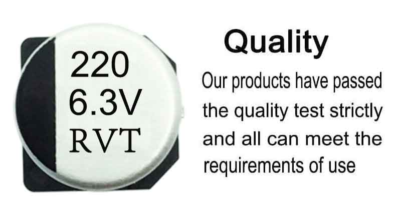 Cathode and anode aluminum foil RVT 220UF 6.3V