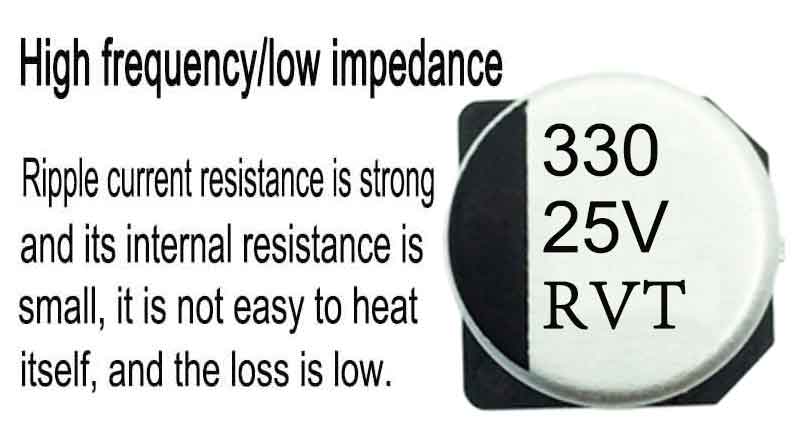 Original SMD electrolytic capacitor 330UF