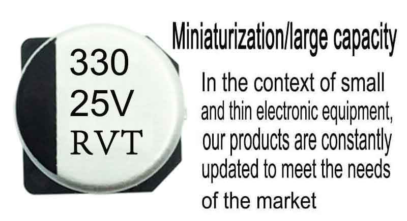 Original SMD electrolytic capacitor 330UF