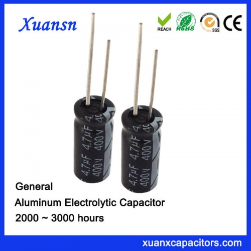 Standard aluminum electrolytic capacitor 4.7uf400V