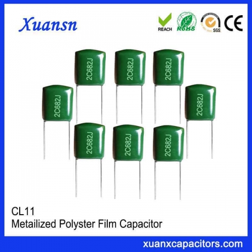 Foil capacitor CL11 682J