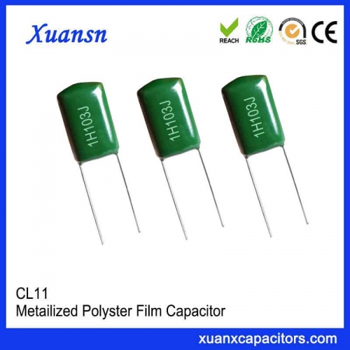 Environmental protection polyester film capacitor CL11
