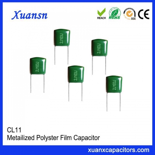 Mylar polyester film capacitor CL11