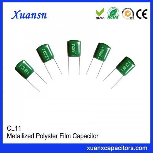 Film capacitor CL11 682J63V