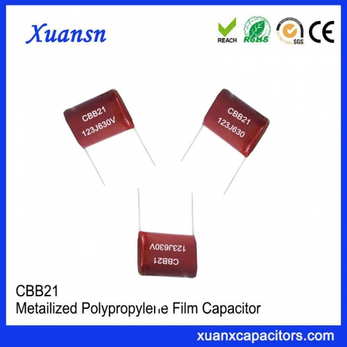 CBB capacitor 630V 123J P=10mm