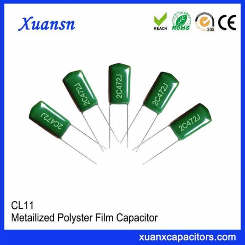 mylar polyester film capacitor 472J