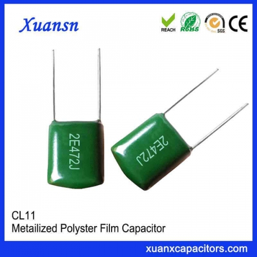 CL11 polyester capacitor 472J250V