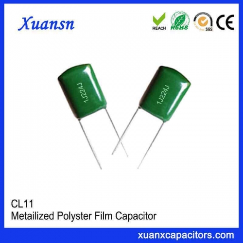 CL11 polyester film capacitor 224J63V