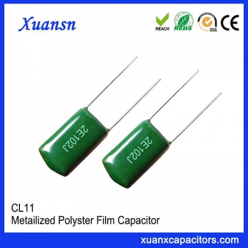 Film capacitor CL11 2E102J