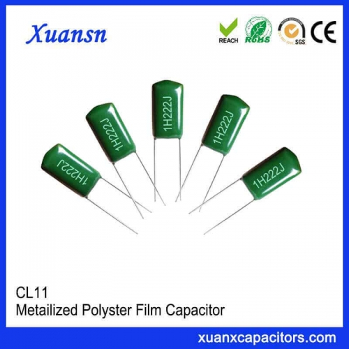 High quality metal film capacitors