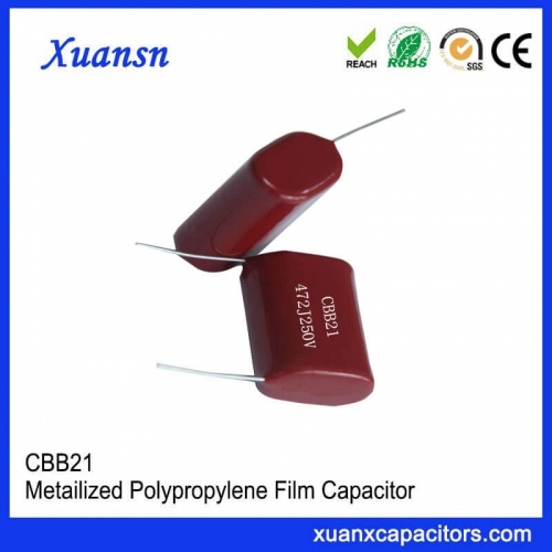 CBB21 polypropylene film capacitor