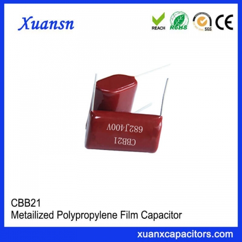good quality CBB21 polyester film capacitor