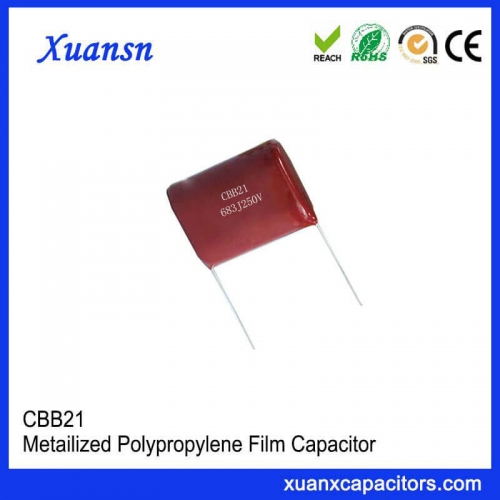 Metallized polypropylene film capacitor CBB21