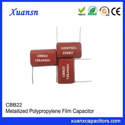 CBB22 capacitor 125J400V