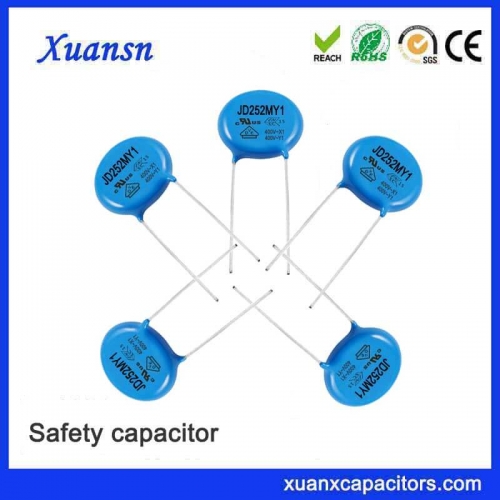 Professional made 2500pf safety capacitor