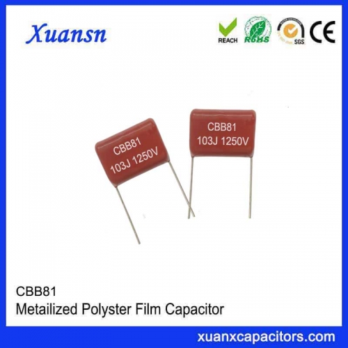 High voltage plug-in capacitor CBB81