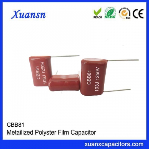 High voltage plug-in capacitor CBB81