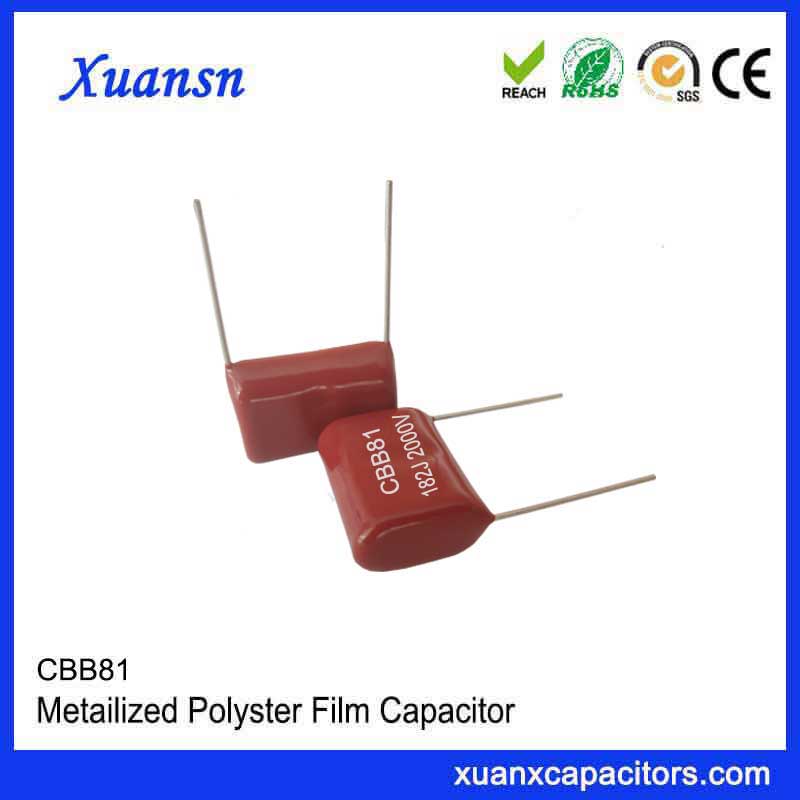 CBB81 182J2000V-2 CBB81 capacitor 182J2KV