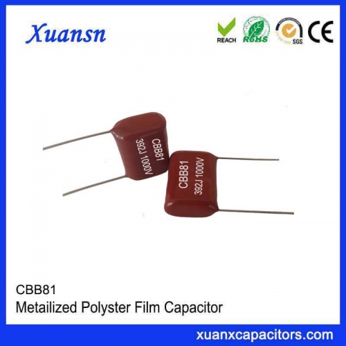 CBB81 metallized polypropylene film capacitor